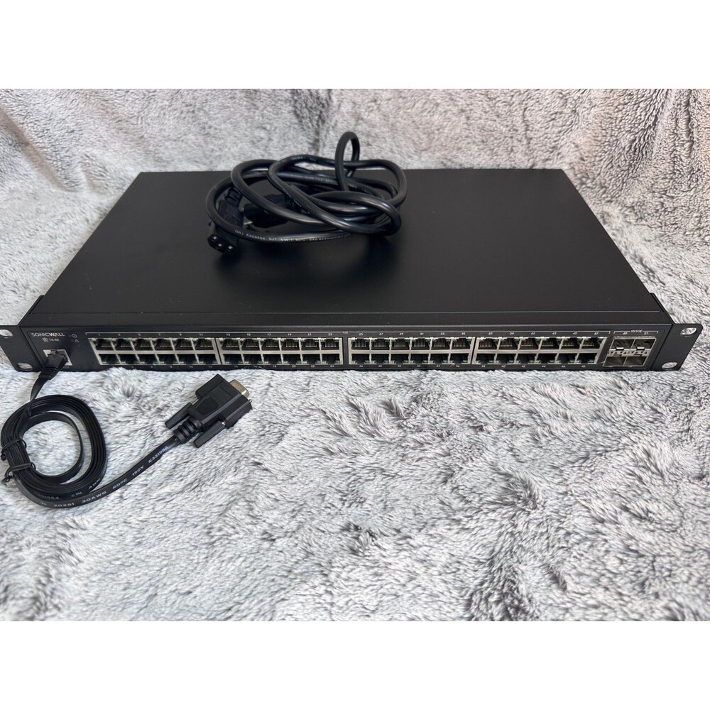 SonicWall SWS14-48 48-Port Gigabit Managed Network Switch w/ 10G SFP+